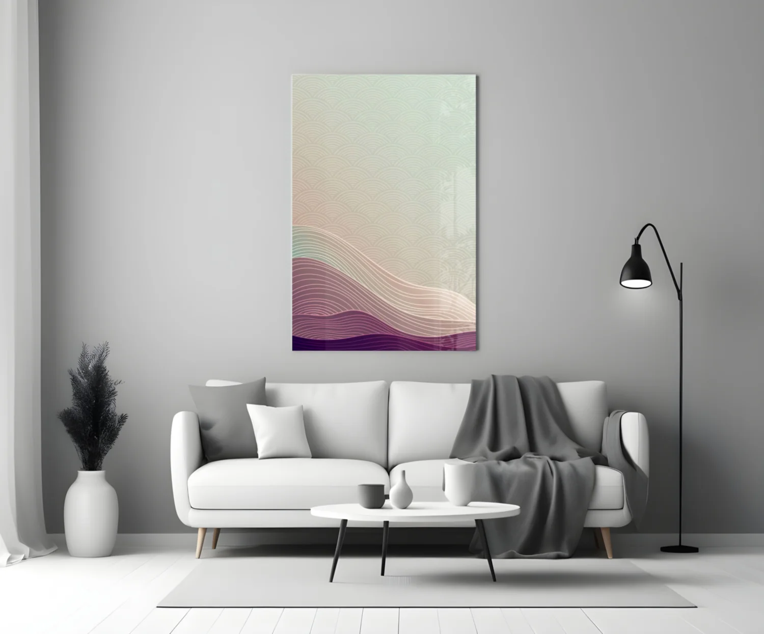 Abstract Art Glass Wall Art - Image 3