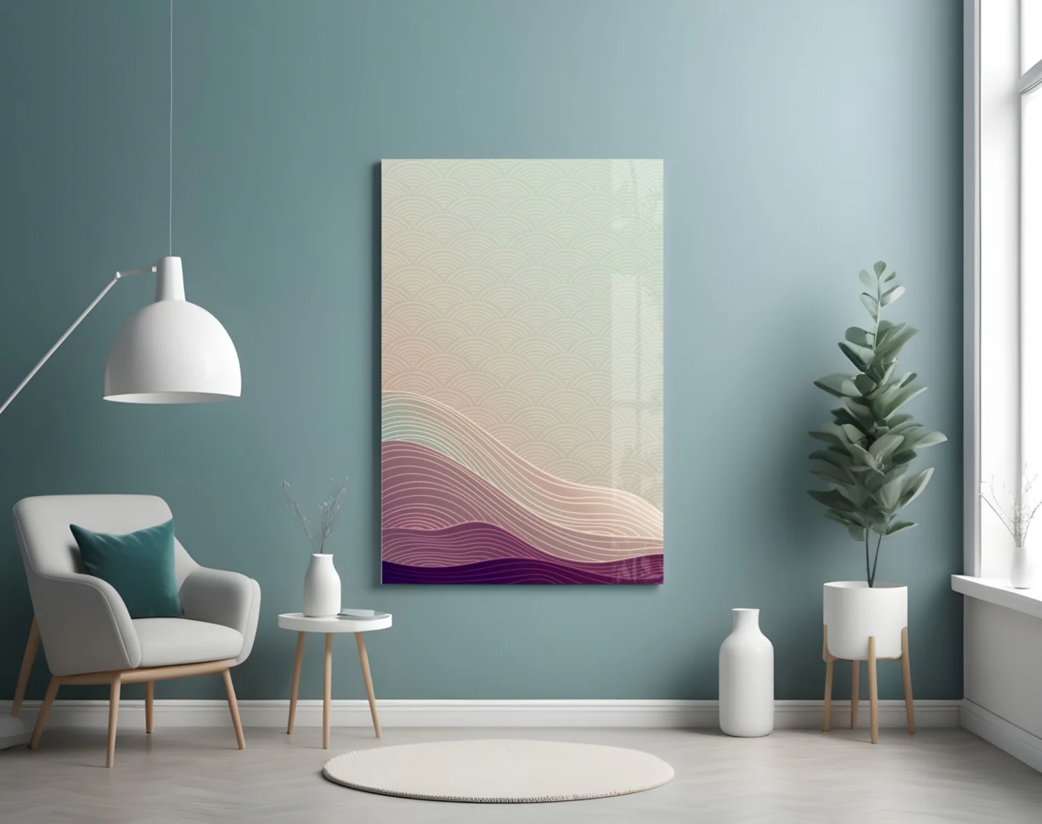 Abstract Art Glass Wall Art - Image 4