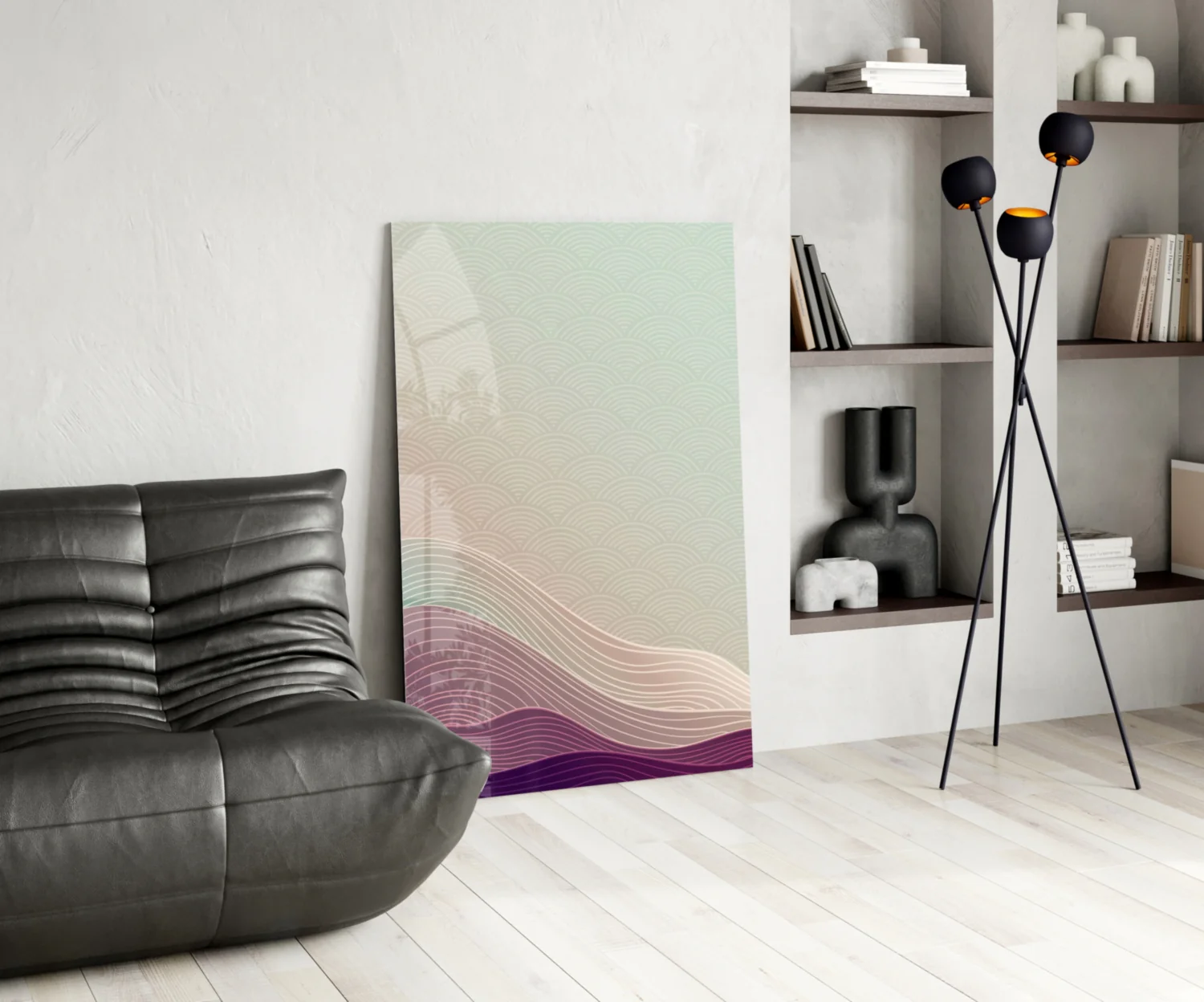 Abstract Art Glass Wall Art - Image 5
