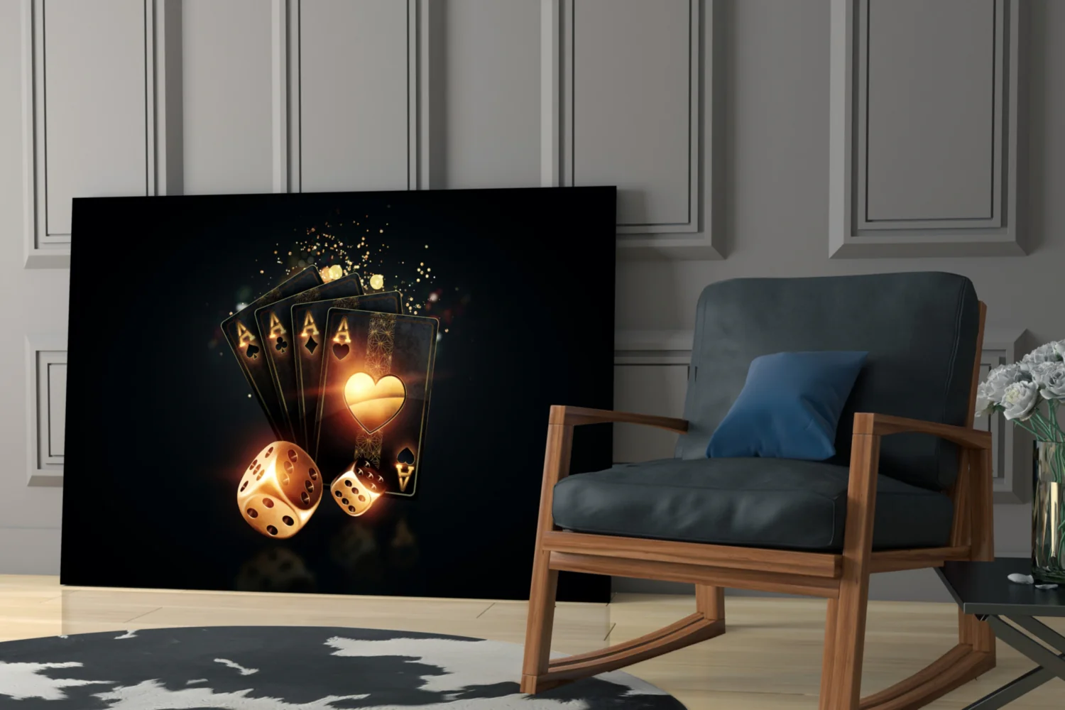 Gambler's Guns Glass Wall Art - Image 6