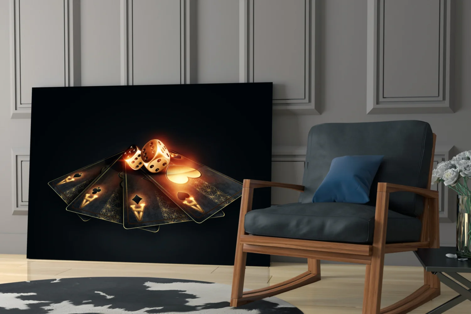 Gambler's Guns Glass Wall Art - Image 6