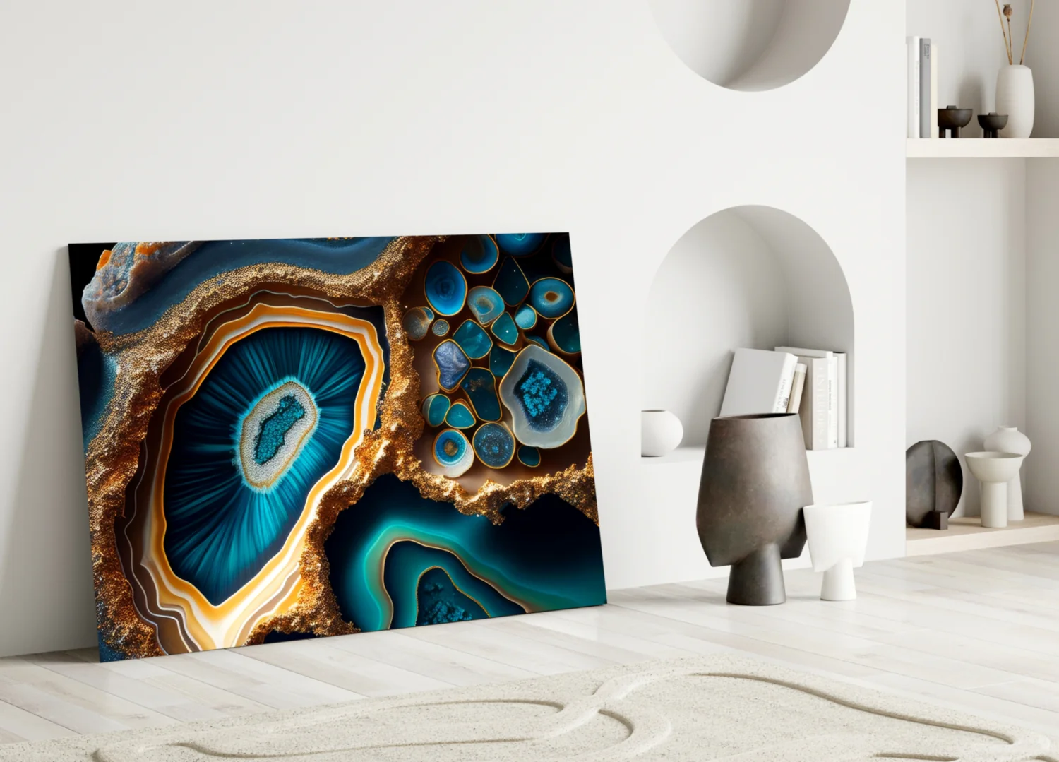 Abstract Art Glass Wall Art - Image 3