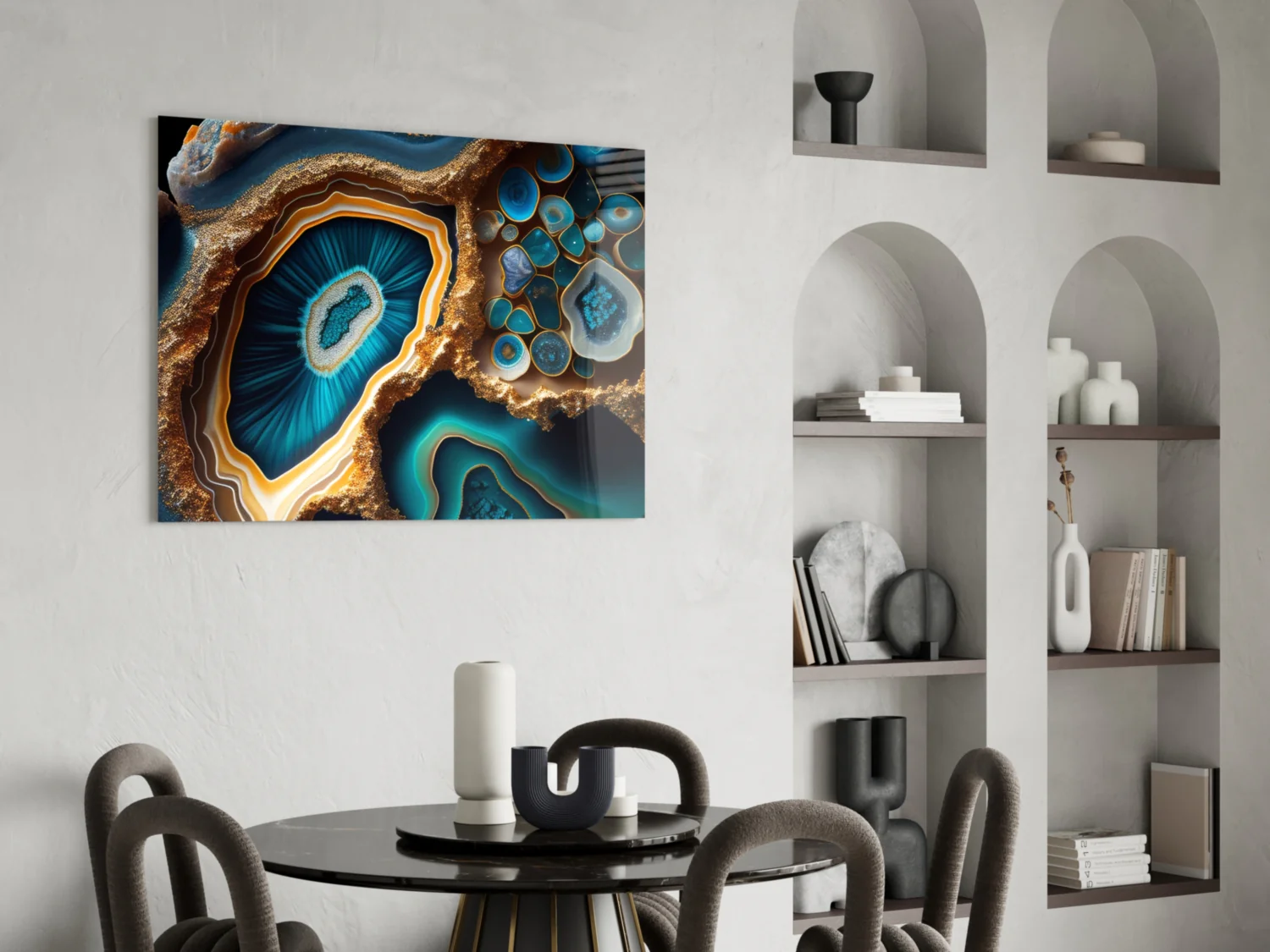 Abstract Art Glass Wall Art - Image 5