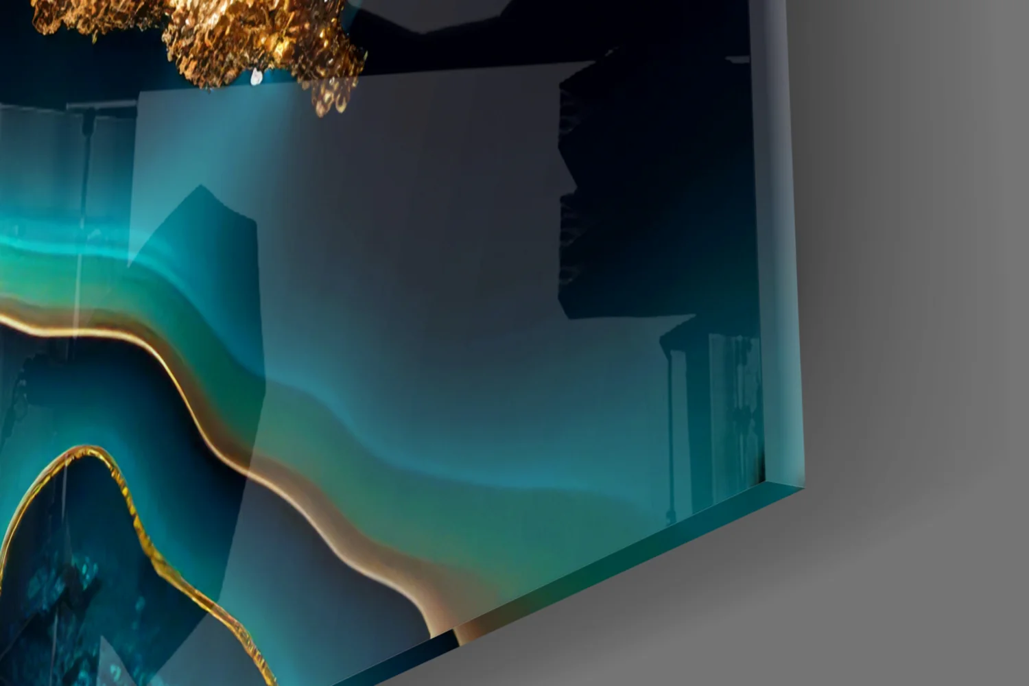 Abstract Art Glass Wall Art - Image 7