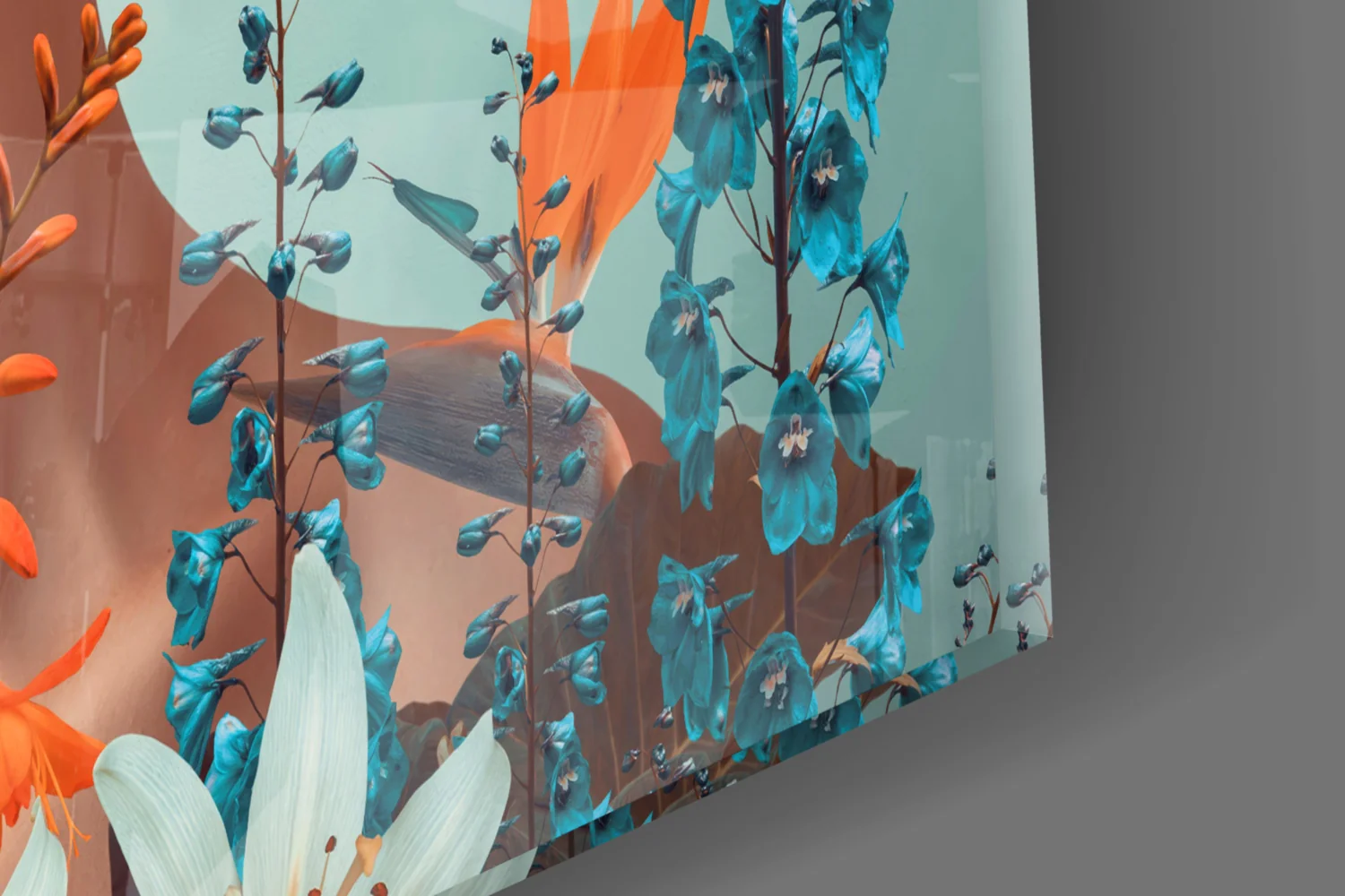 Woman Abstract Art Glass Wall Art - Image 7
