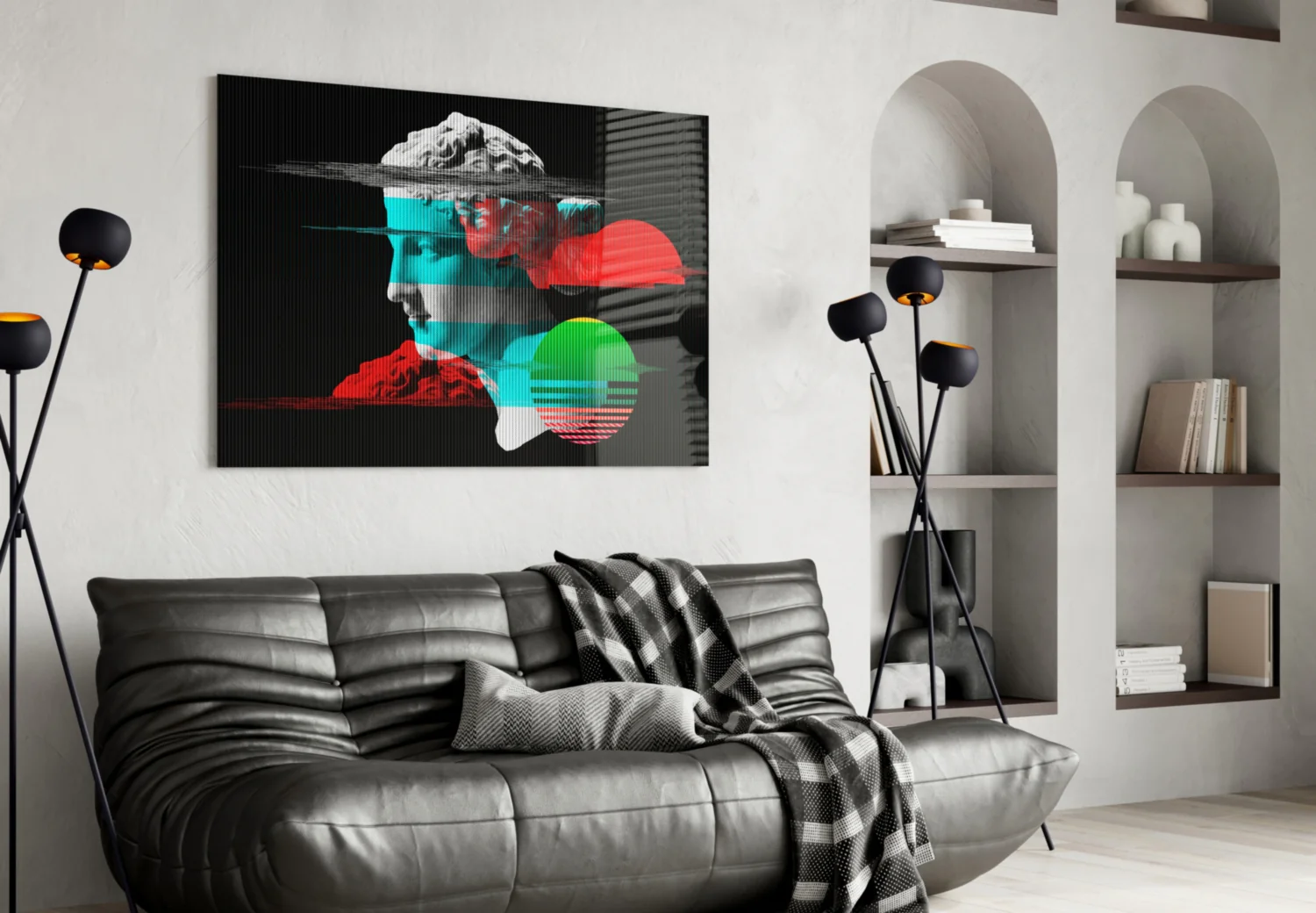 Abstract Art Glass Wall Art - Image 4