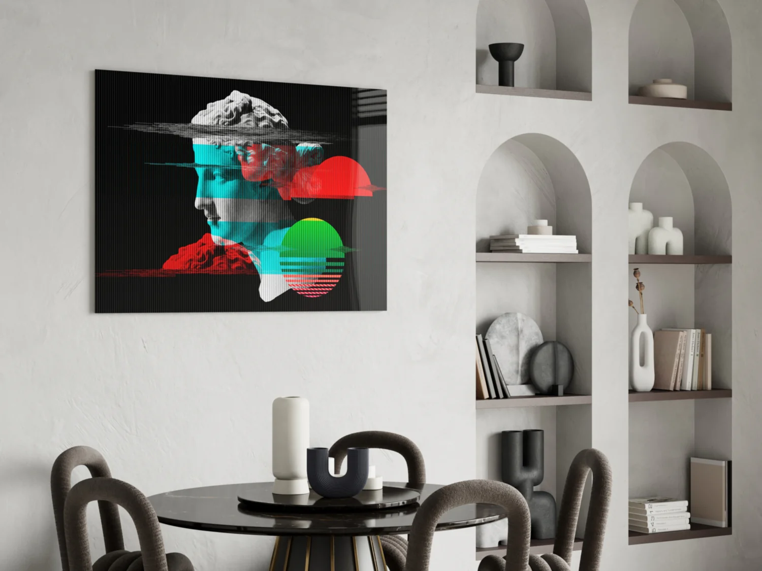 Abstract Art Glass Wall Art - Image 5