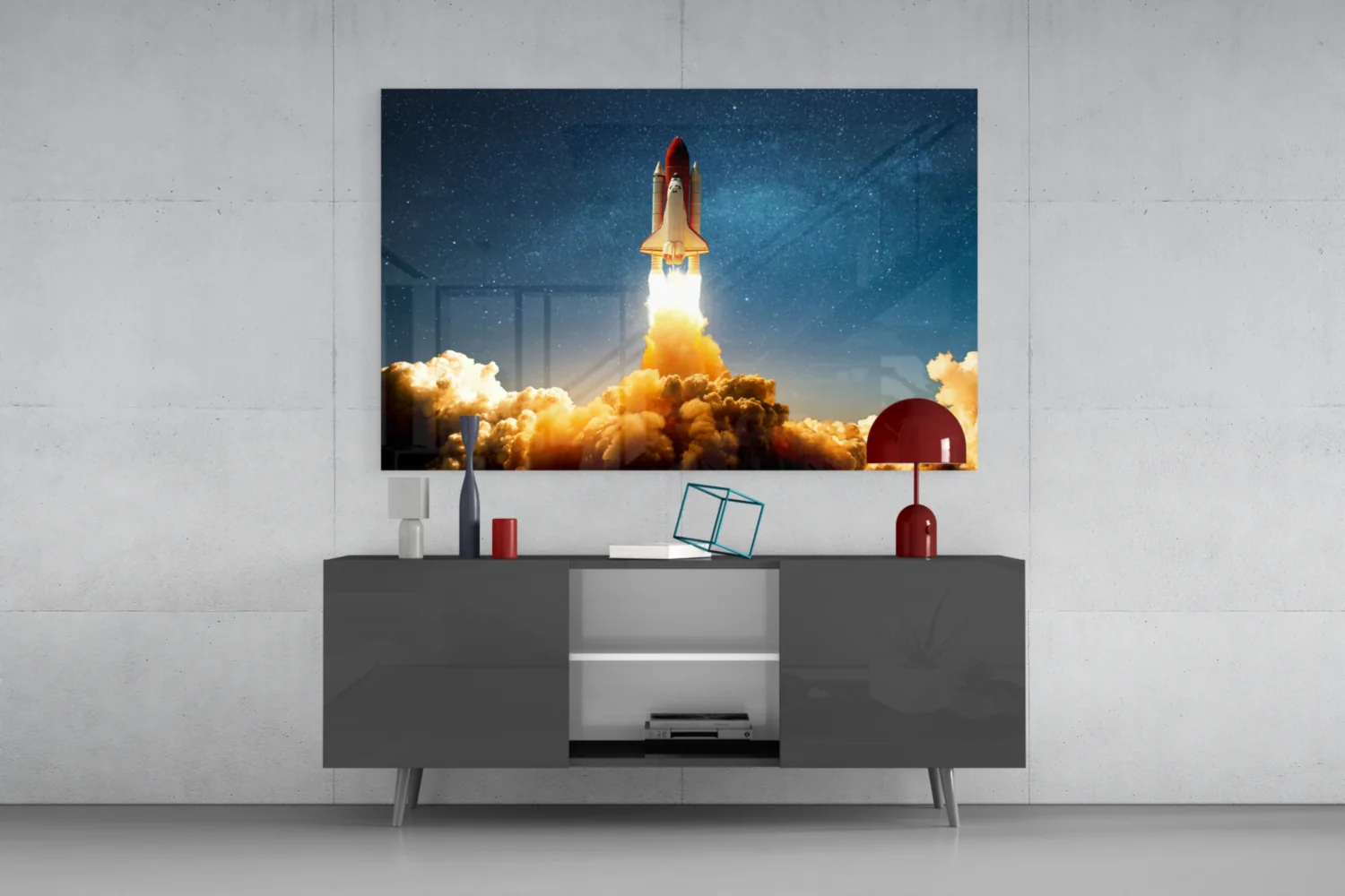 Journey To Space Glass Wall Art - Image 8