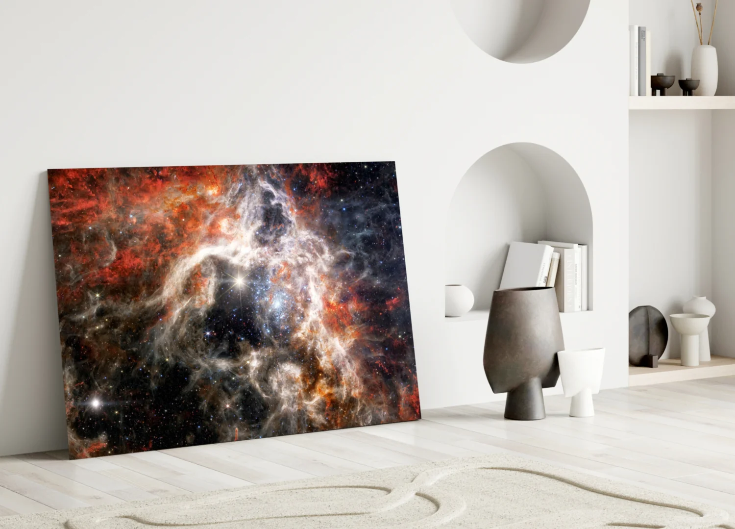 World Of The Galaxy Glass Wall Art - Image 3