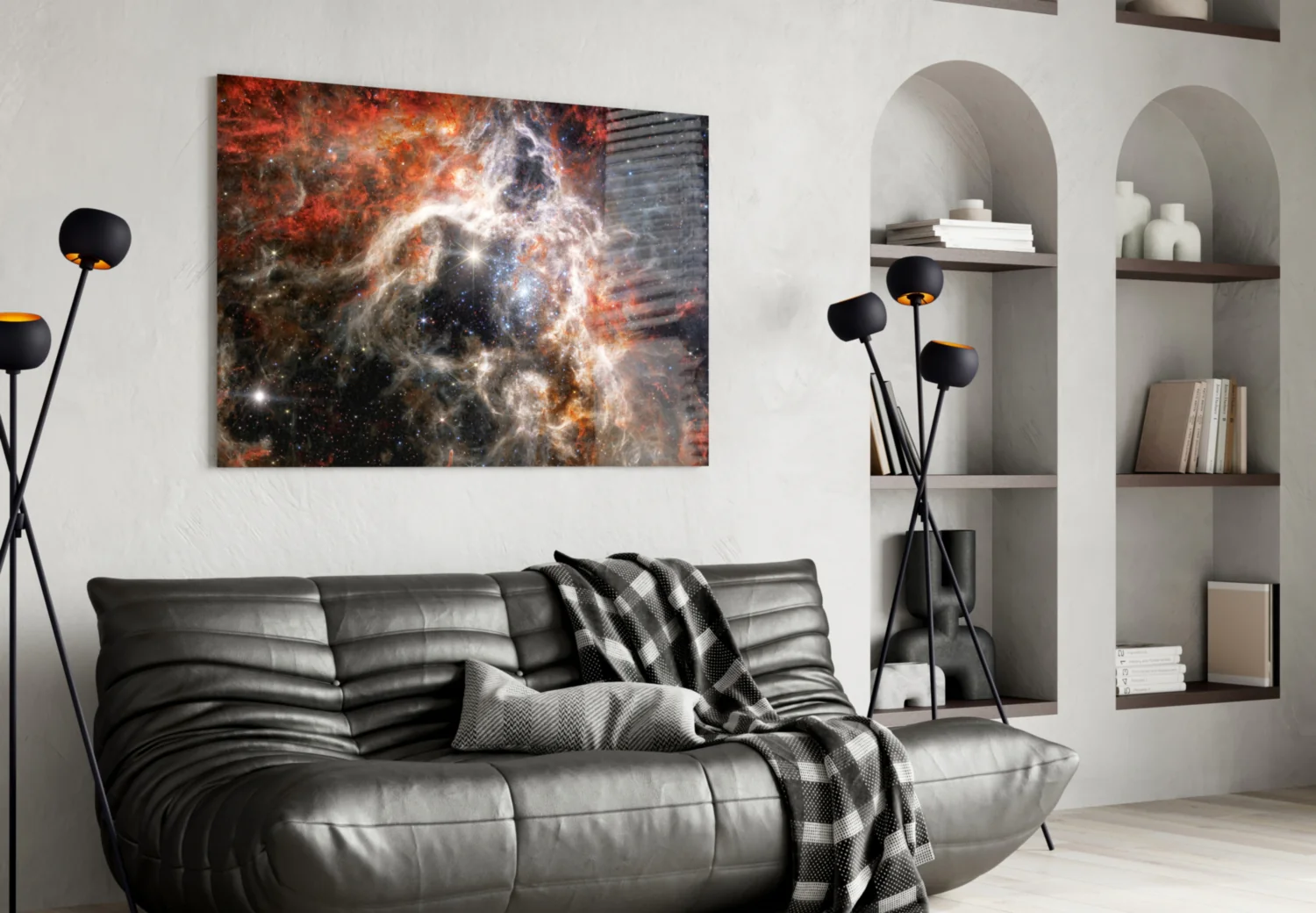World Of The Galaxy Glass Wall Art - Image 4