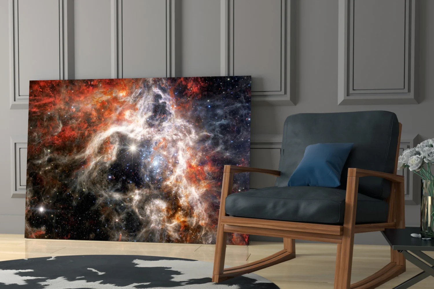 World Of The Galaxy Glass Wall Art - Image 6