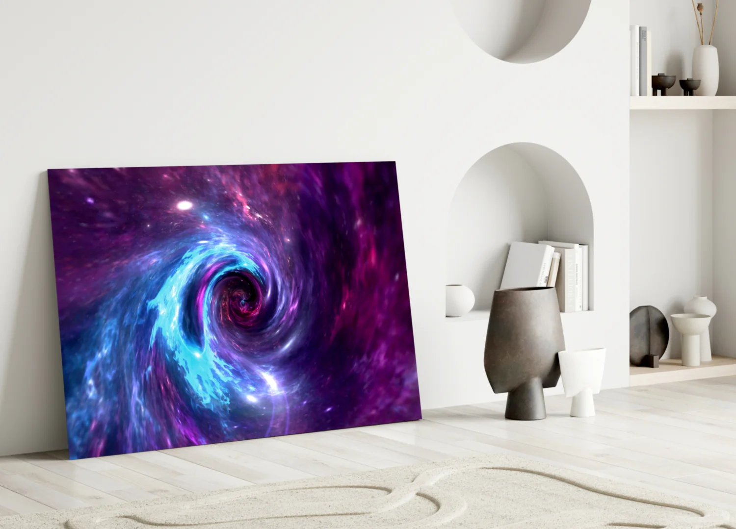 Space Helix Glass Wall Art - Image 3