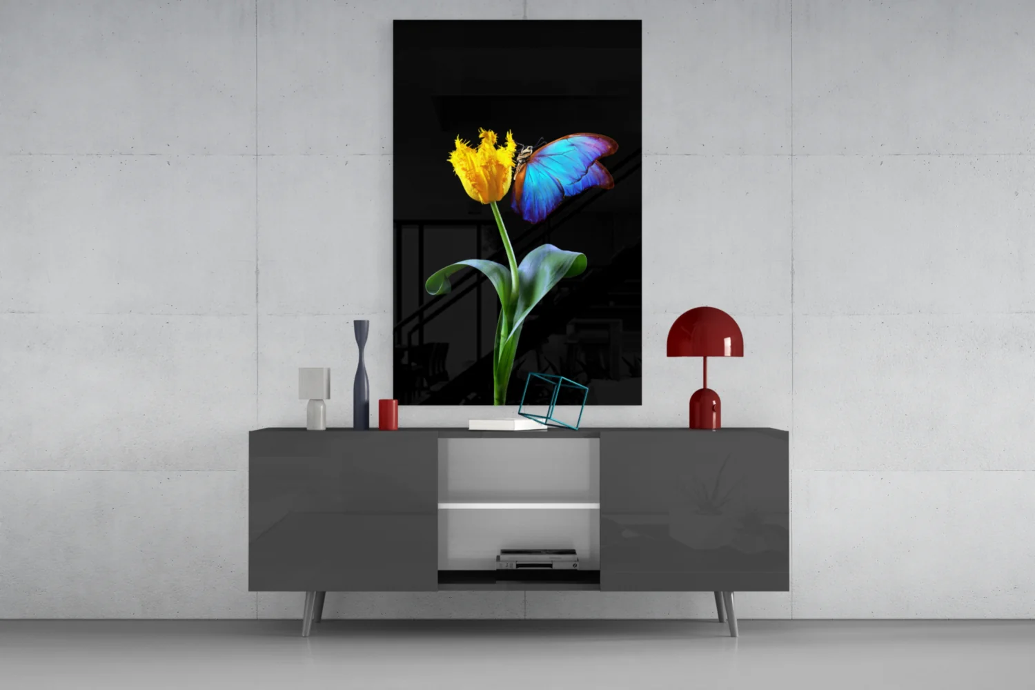Abstract Art Glass Wall Art - Image 8