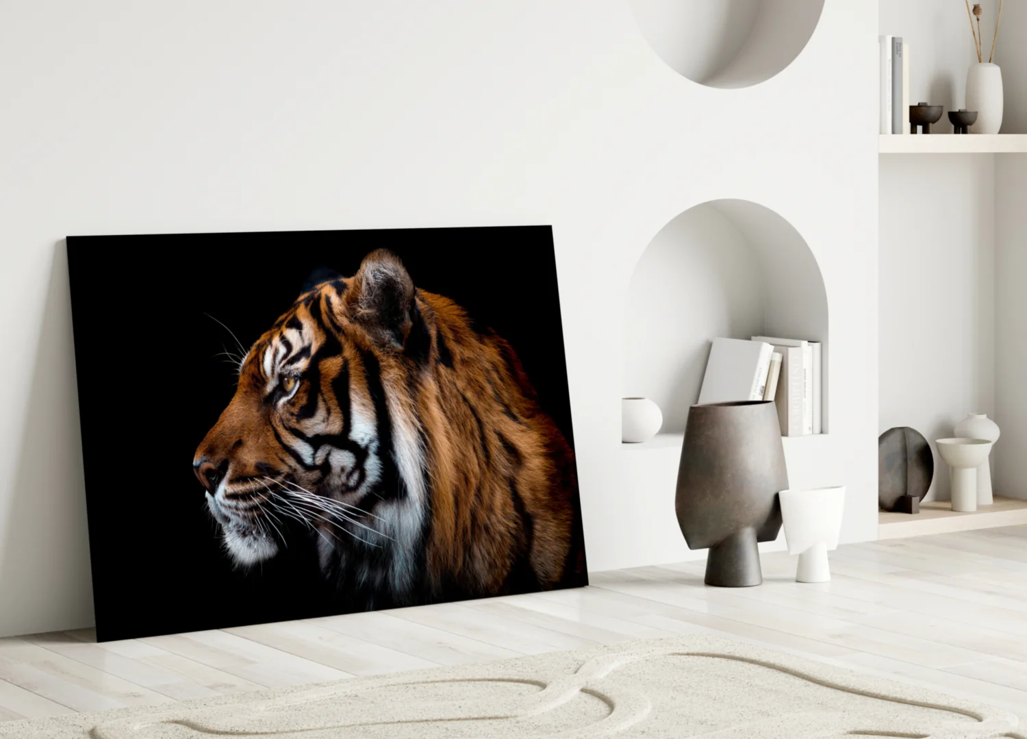 Tiger Glass Wall Art - Image 3