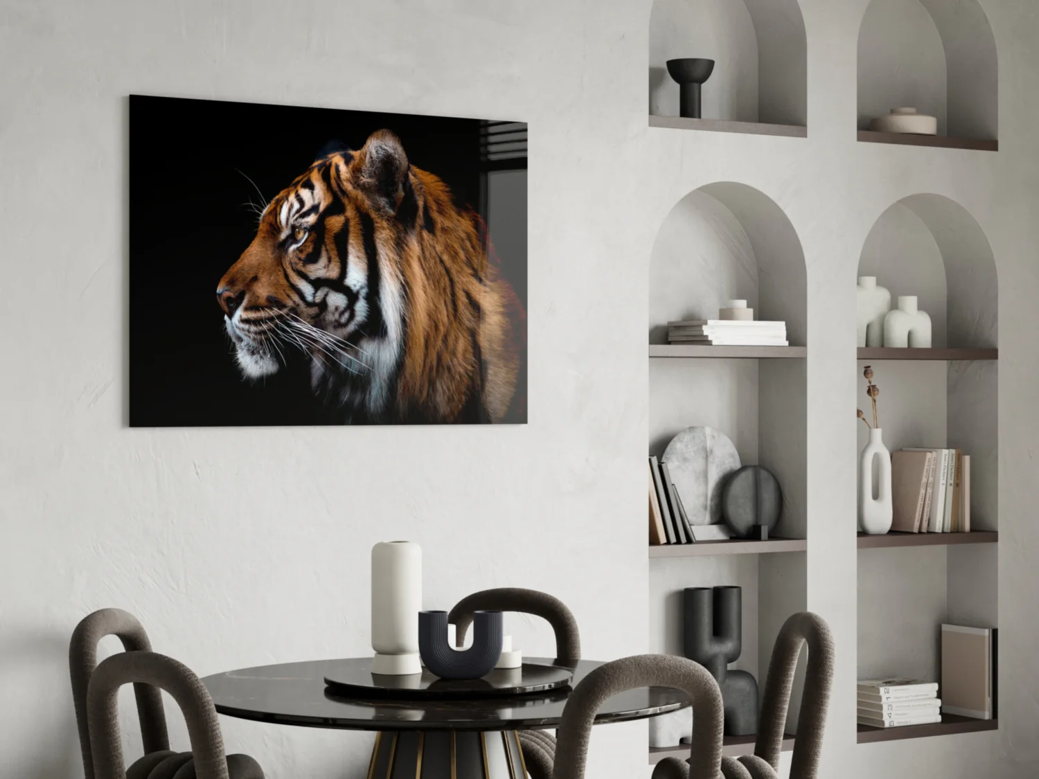 Tiger Glass Wall Art - Image 5
