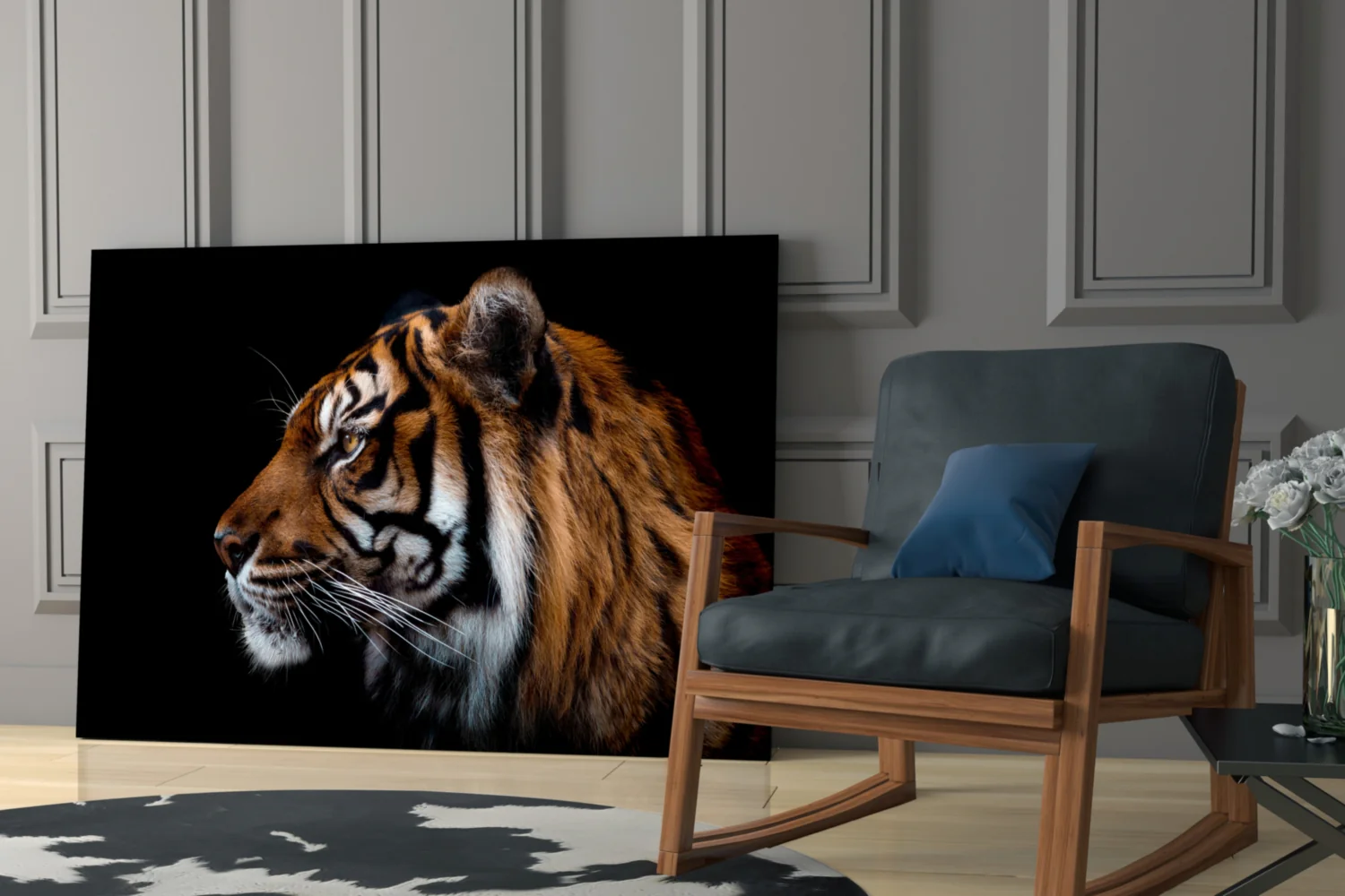 Tiger Glass Wall Art - Image 6