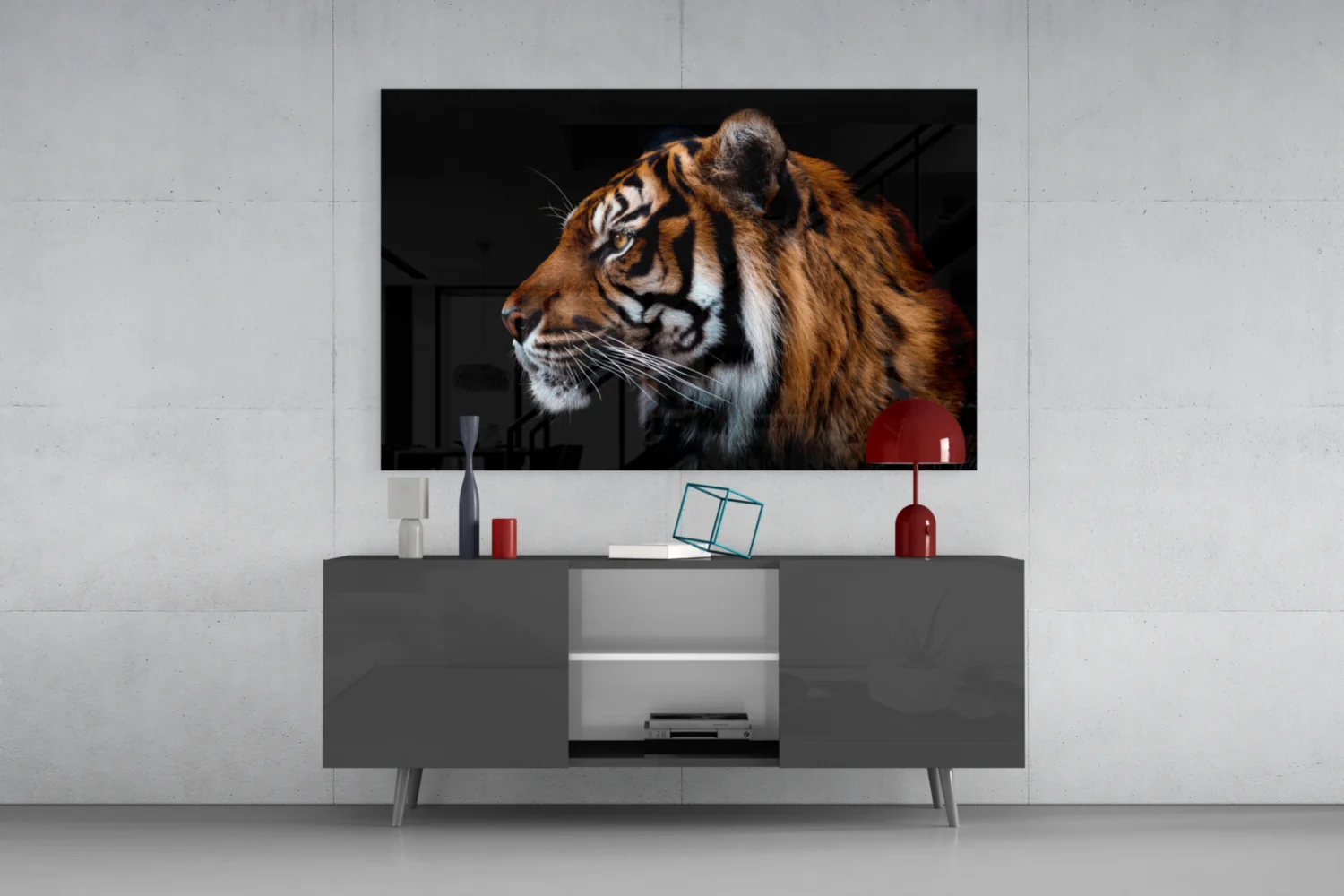 Tiger Glass Wall Art - Image 8