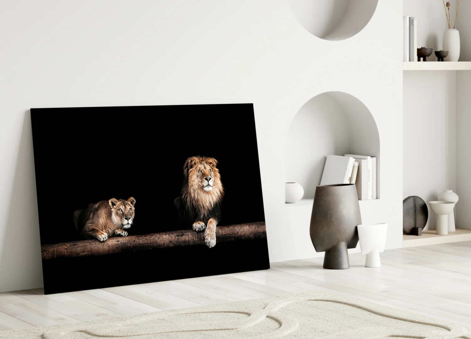 Leo Family Glass Wall Art - Image 3