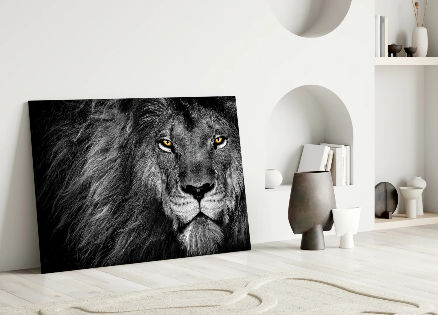 Lion Glass Wall Art - Image 3