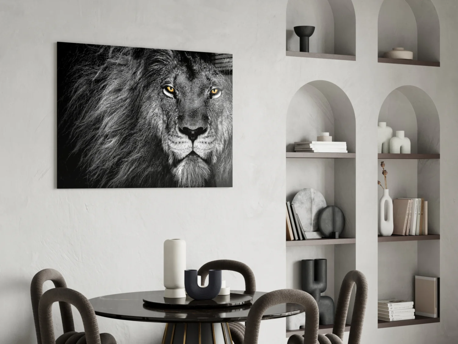 Lion Glass Wall Art - Image 5