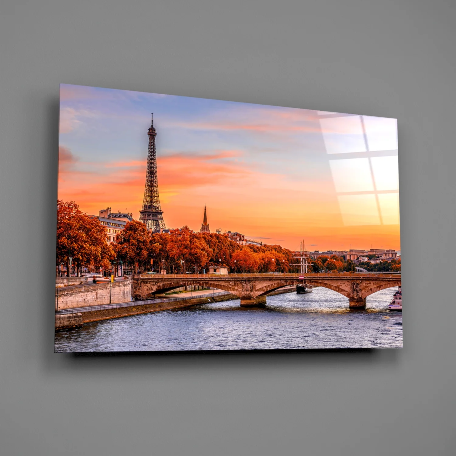 Eiffel Tower Glass Wall Art - Image 2