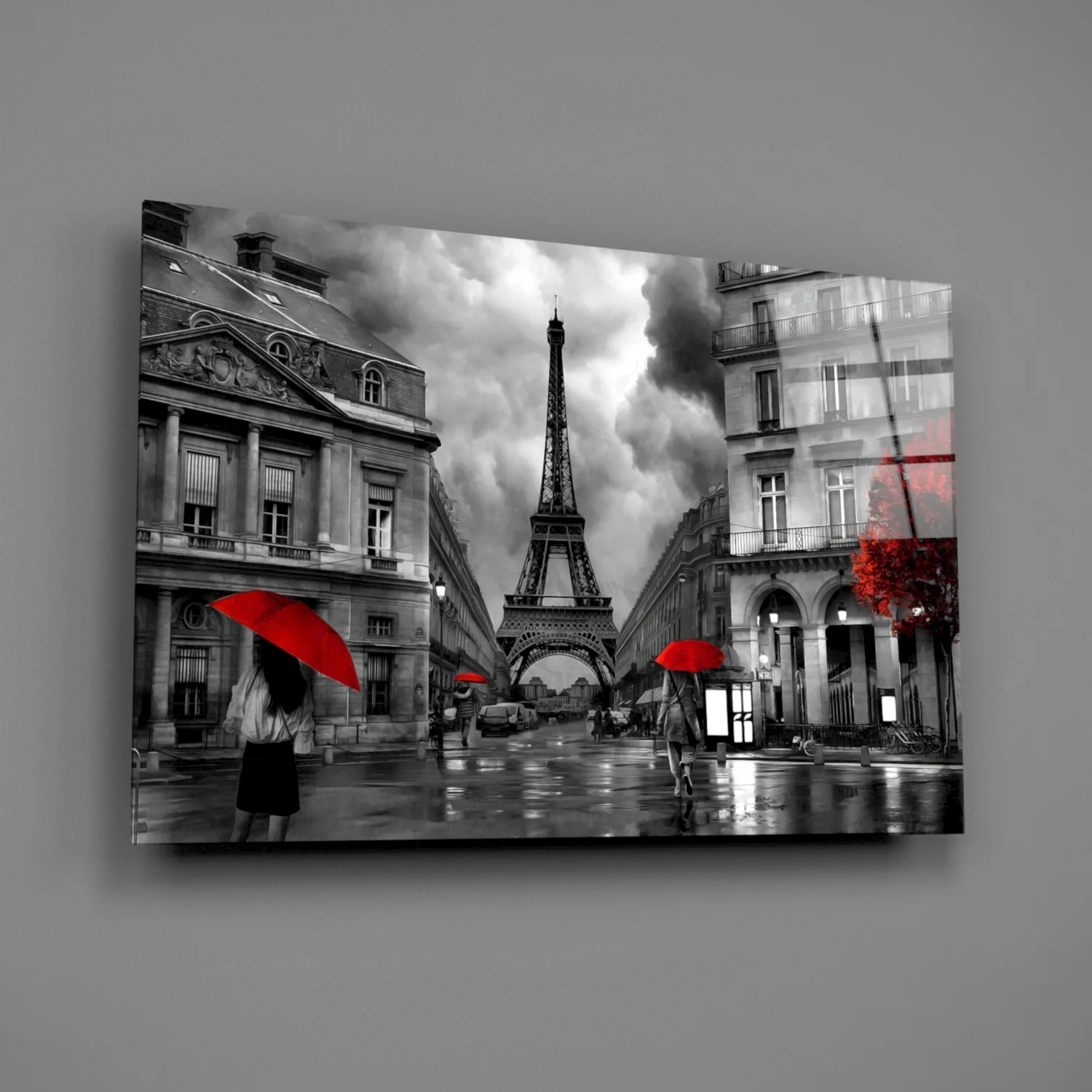 Eiffel Tower Glass Wall Art - Image 2