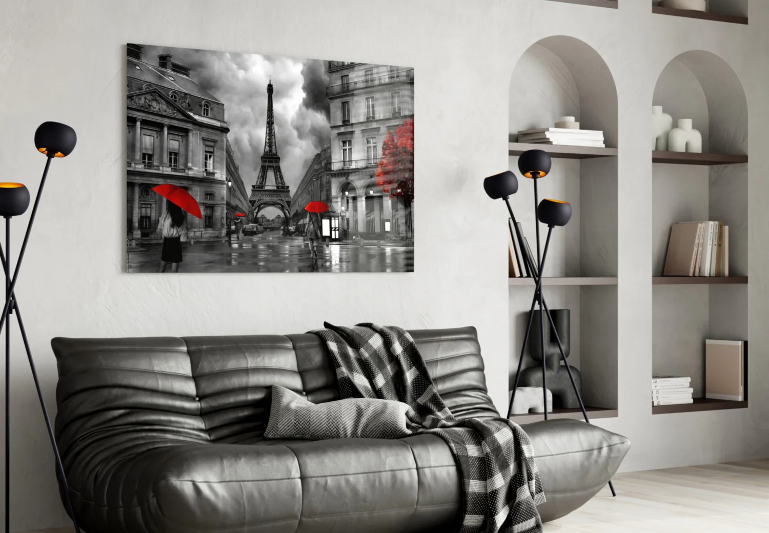 Eiffel Tower Glass Wall Art - Image 4