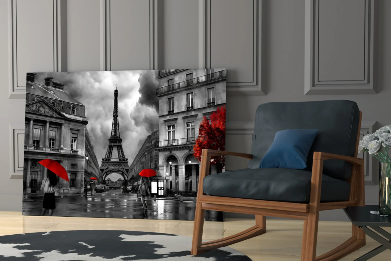 Eiffel Tower Glass Wall Art - Image 6