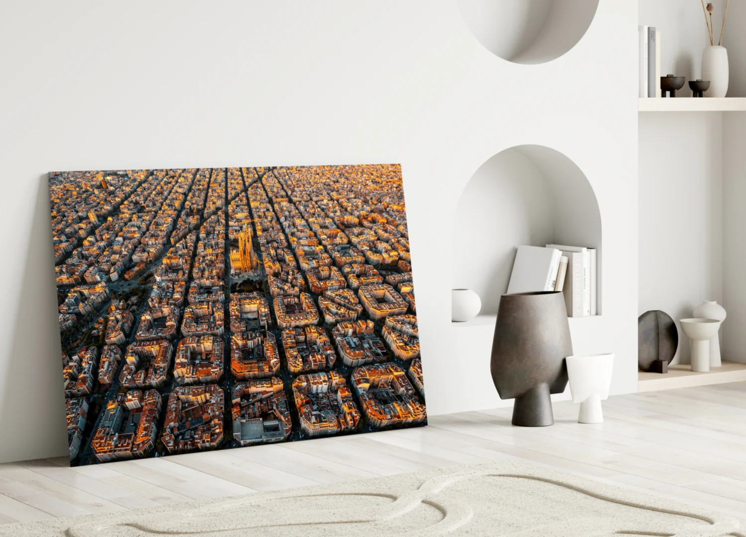 Barcelona Glass Wall Art - Image 3