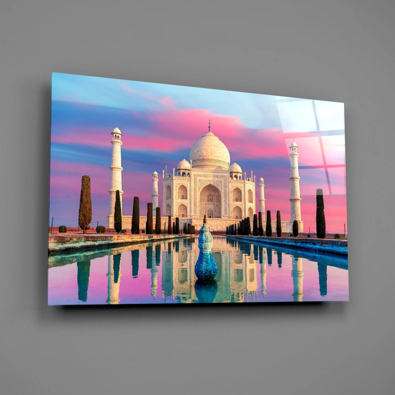 Taj Mahal Glass Wall Art - Image 2