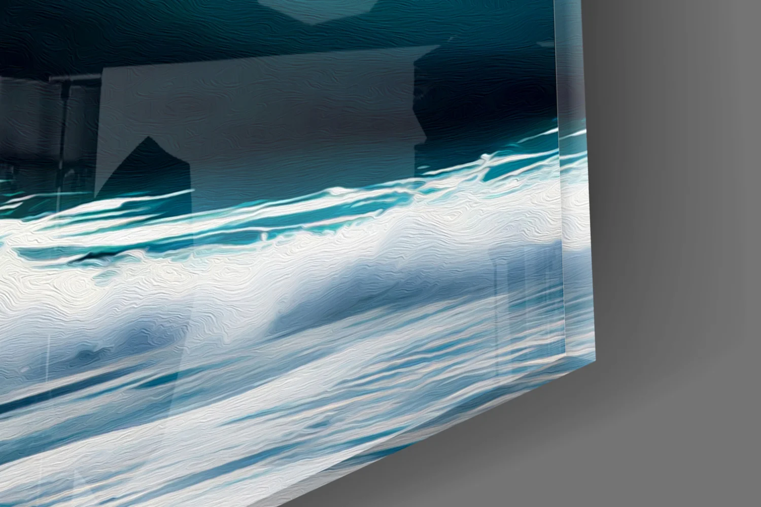 Waves Glass Wall Art - Image 7