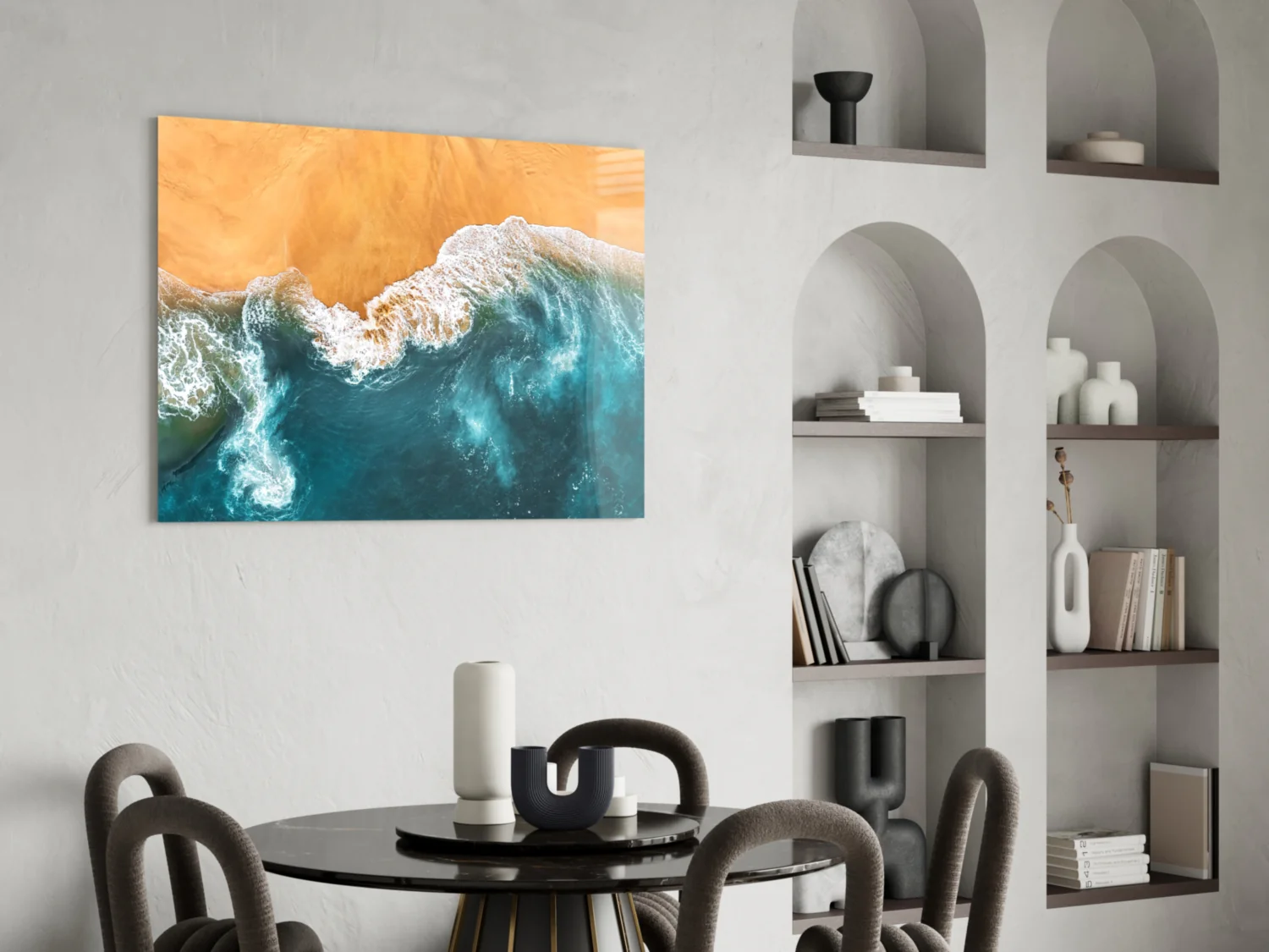 Waves Glass Wall Art - Image 5