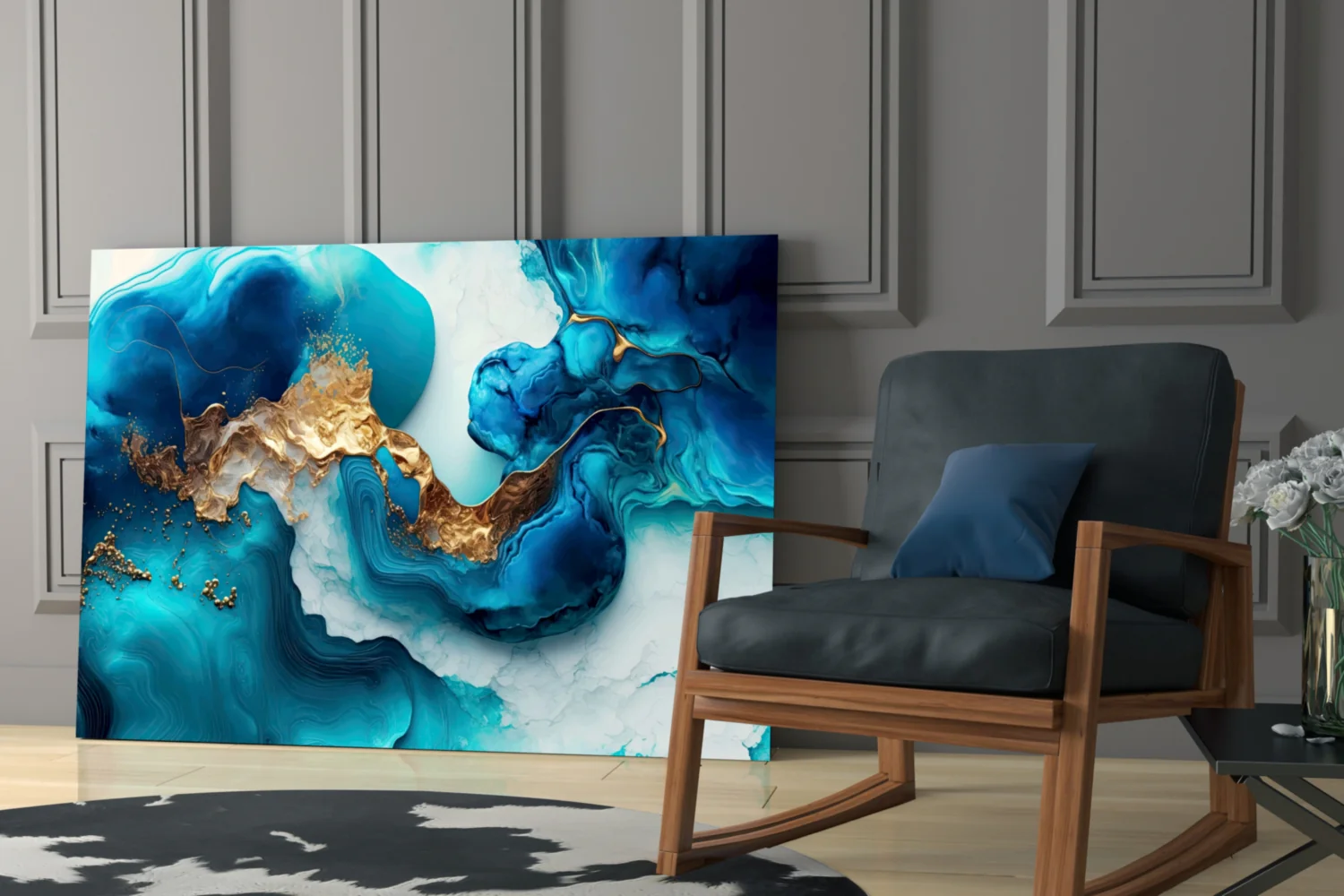 Ethereal Ocean Waves Glass Wall Art - Image 7