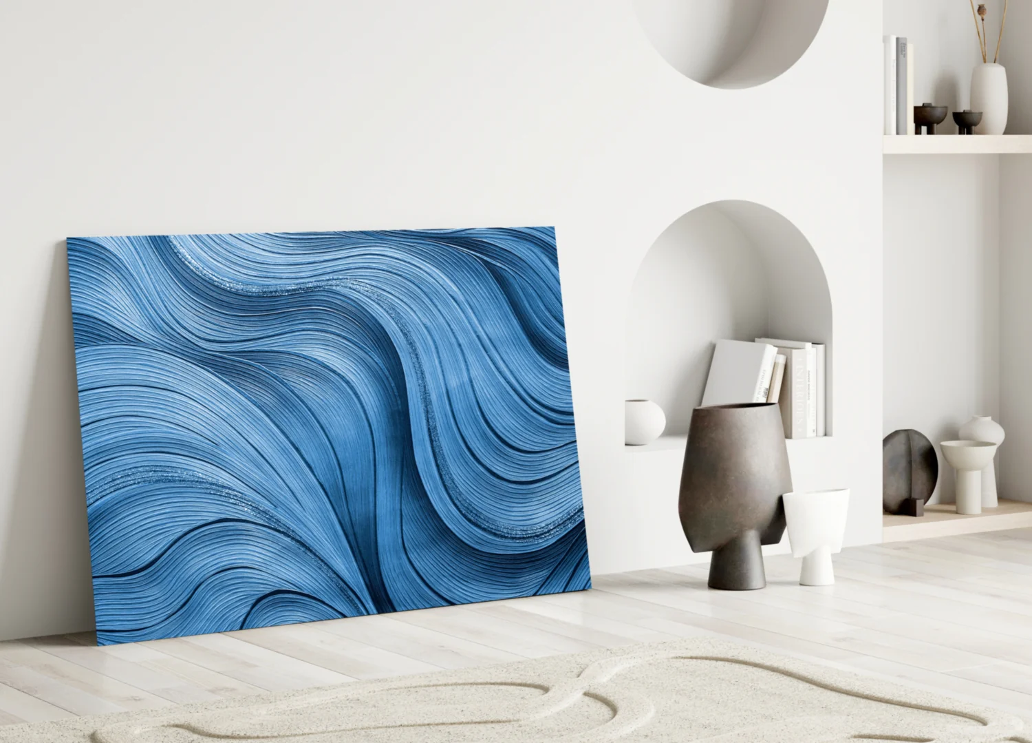 Elevate Your Space with Ocean Waves Glass Wall Art - Image 5