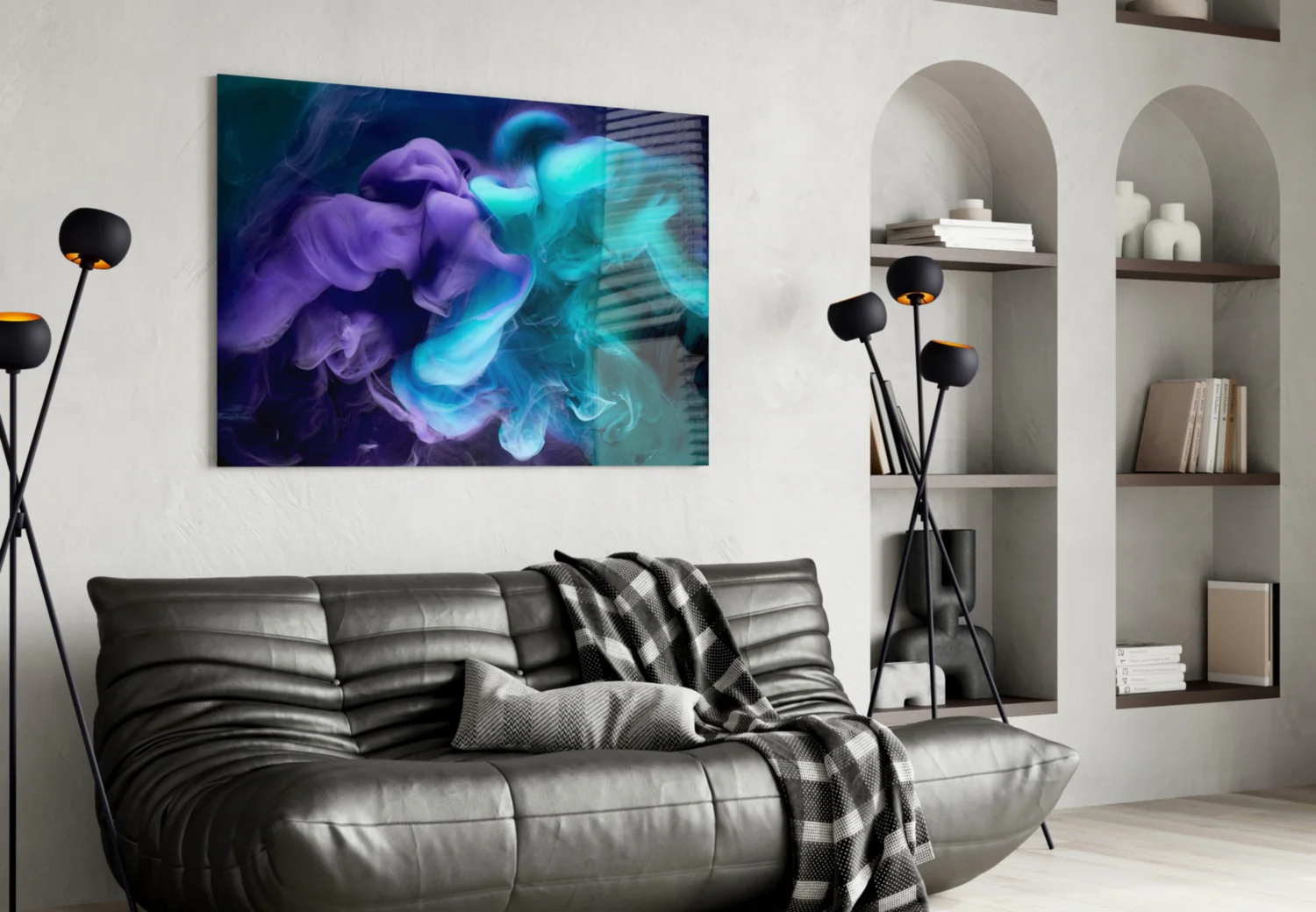 Mystic Vortex Glass Wall Art - Image 4