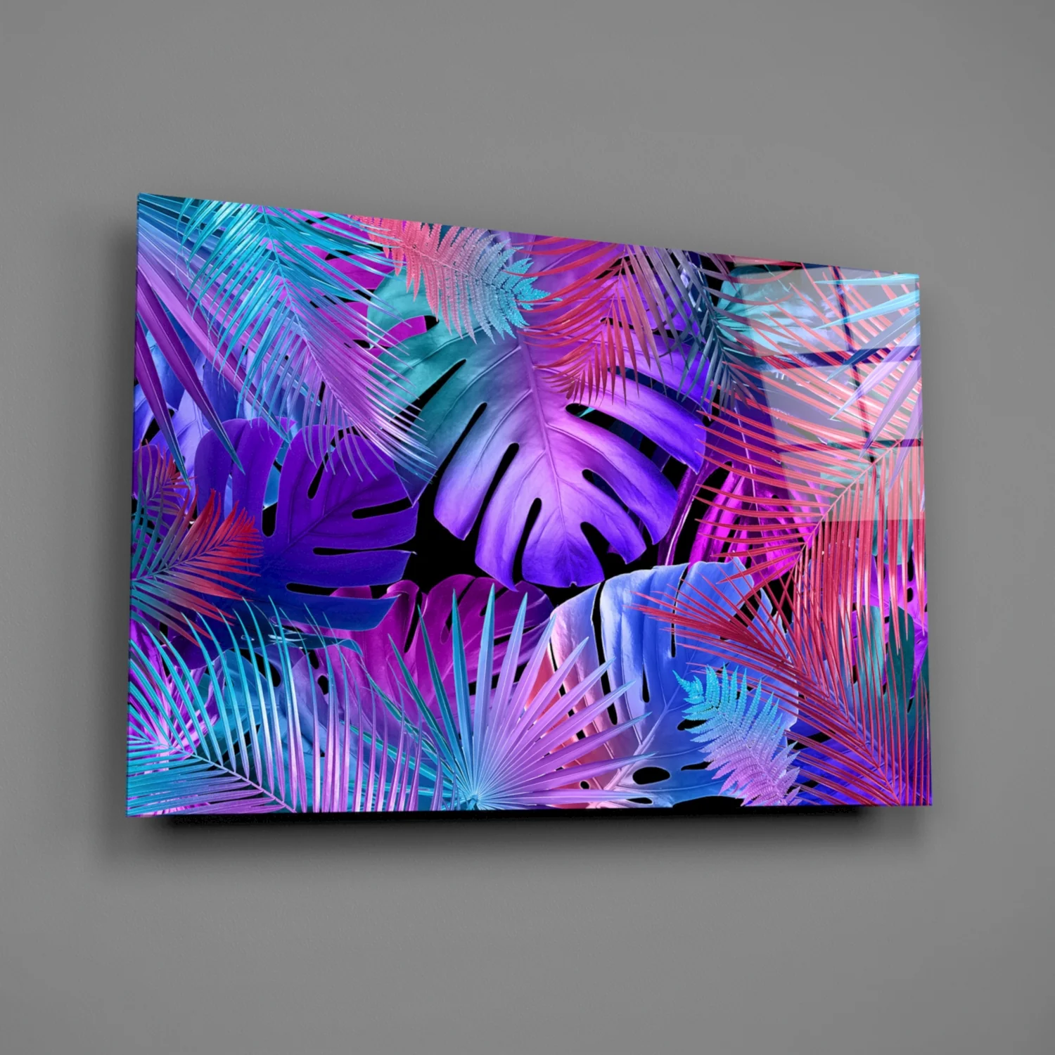 Tropical Vibe Glass Wall Art - Image 2