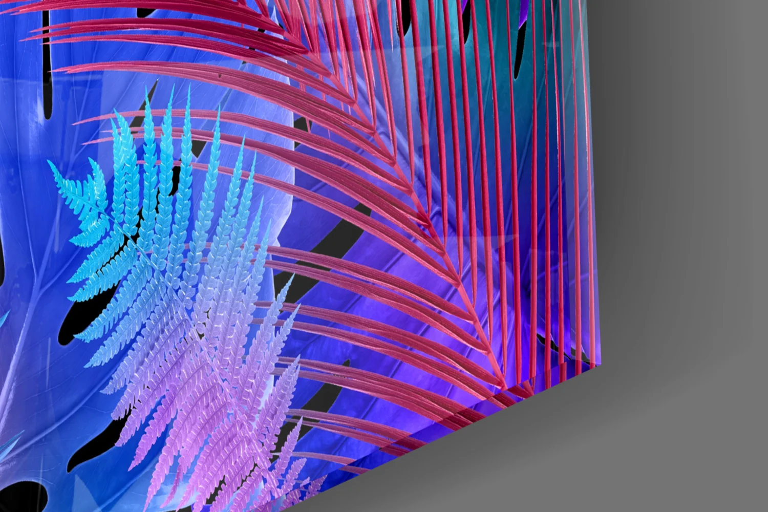 Tropical Vibe Glass Wall Art - Image 3