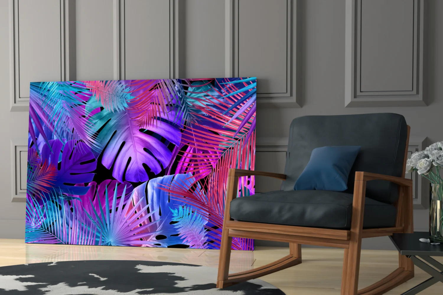 Tropical Vibe Glass Wall Art - Image 7