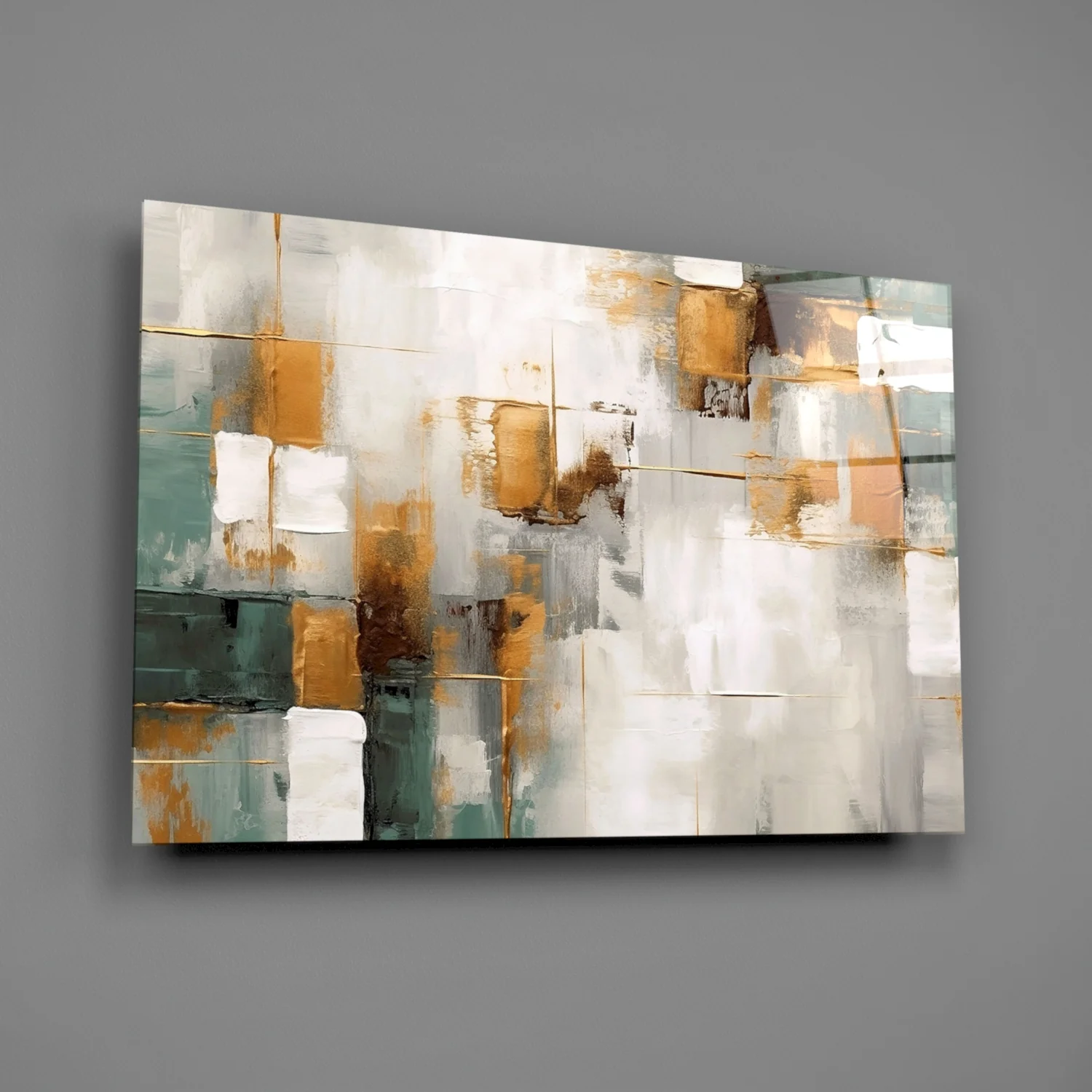 Elegant Abstract Glass Wall Art - Image 2