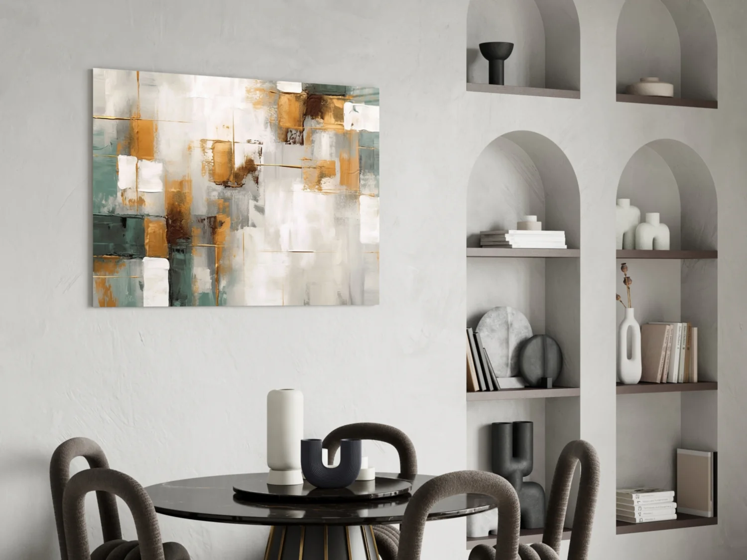 Elegant Abstract Glass Wall Art - Image 6