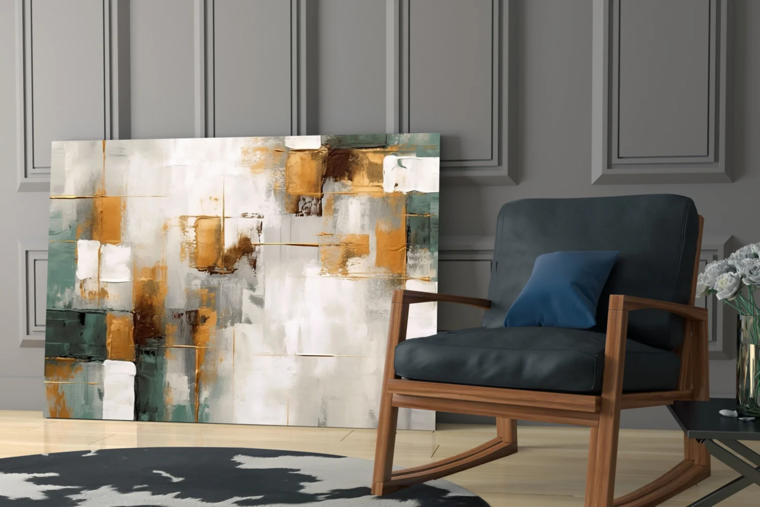 Elegant Abstract Glass Wall Art - Image 7