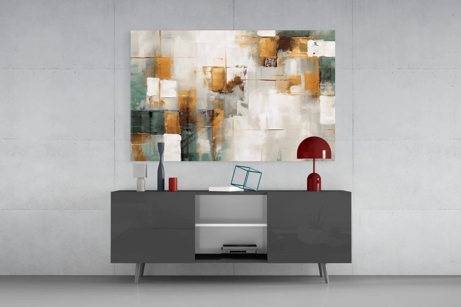 Elegant Abstract Glass Wall Art - Image 8
