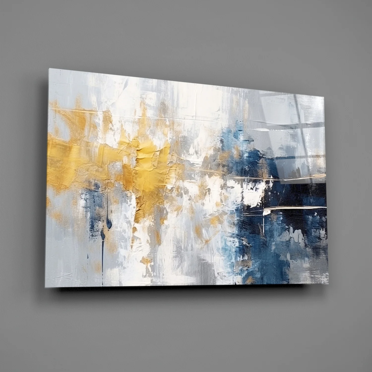 Elegant Abstract Glass Wall Art - Image 2