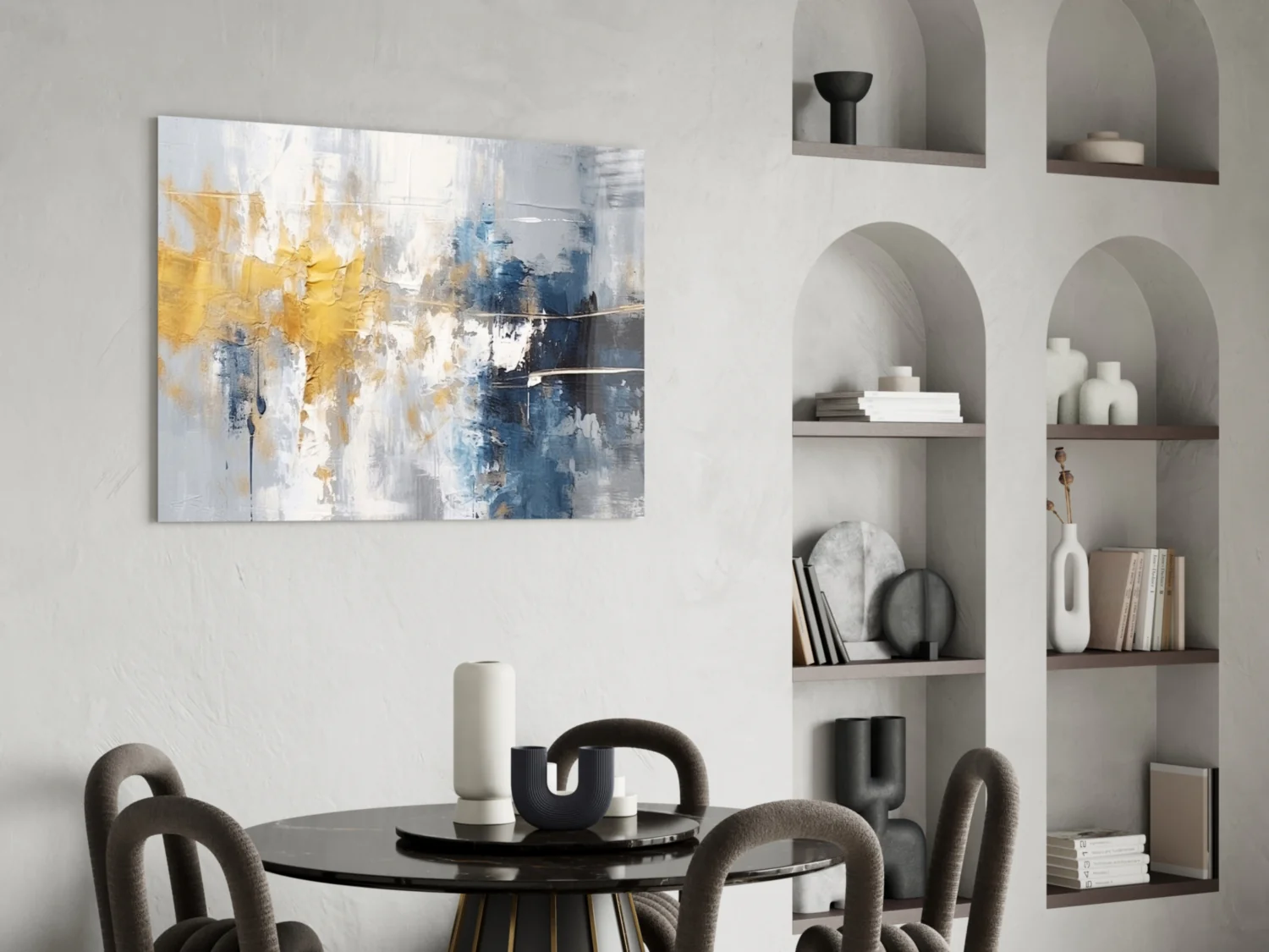 Elegant Abstract Glass Wall Art - Image 6