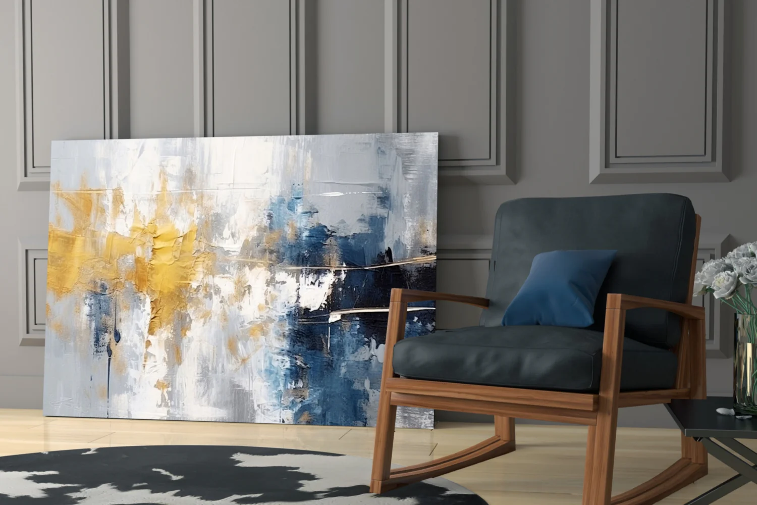 Elegant Abstract Glass Wall Art - Image 7