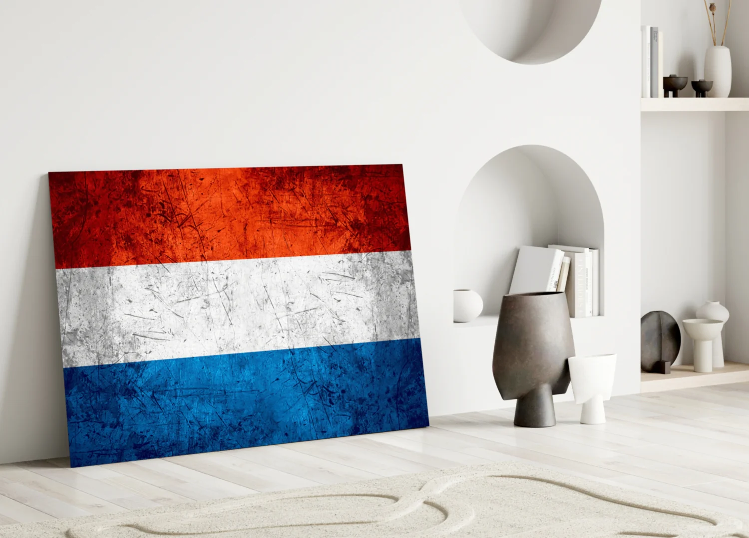 Flag of The Netherlands Glass Wall Art - Image 4