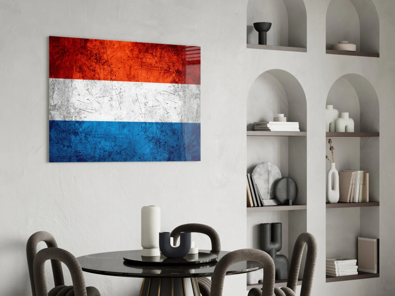 Flag of The Netherlands Glass Wall Art - Image 5