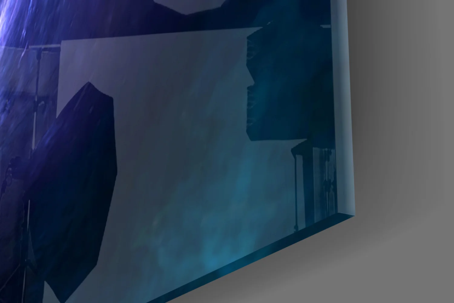 Cosmic Whirlpool Glass Wall Art - Image 3