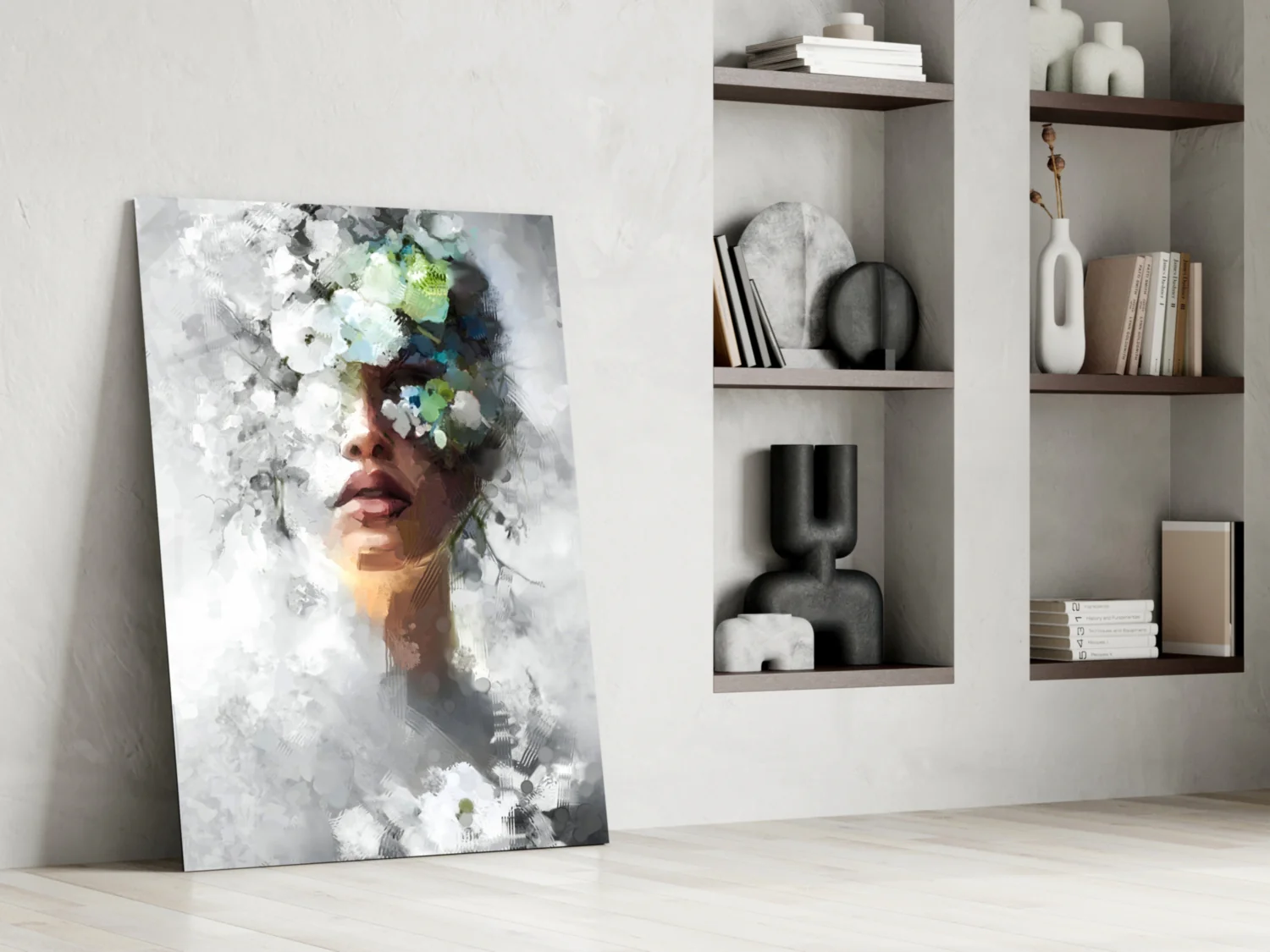 Floral Portrait Glass Wall Art - Image 7