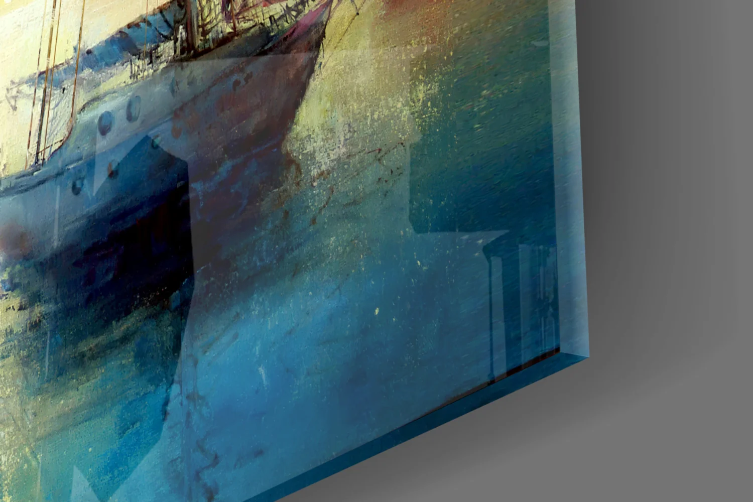 Serenity at Sunset Glass Wall Art - Image 3